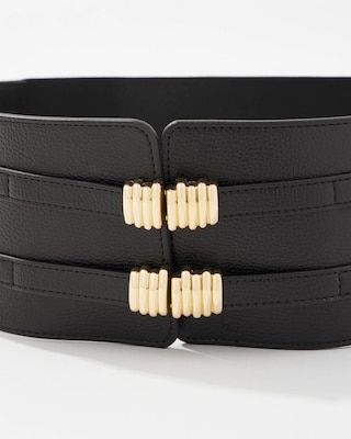 Sculptural Wide Waist Belt | White House Black Market